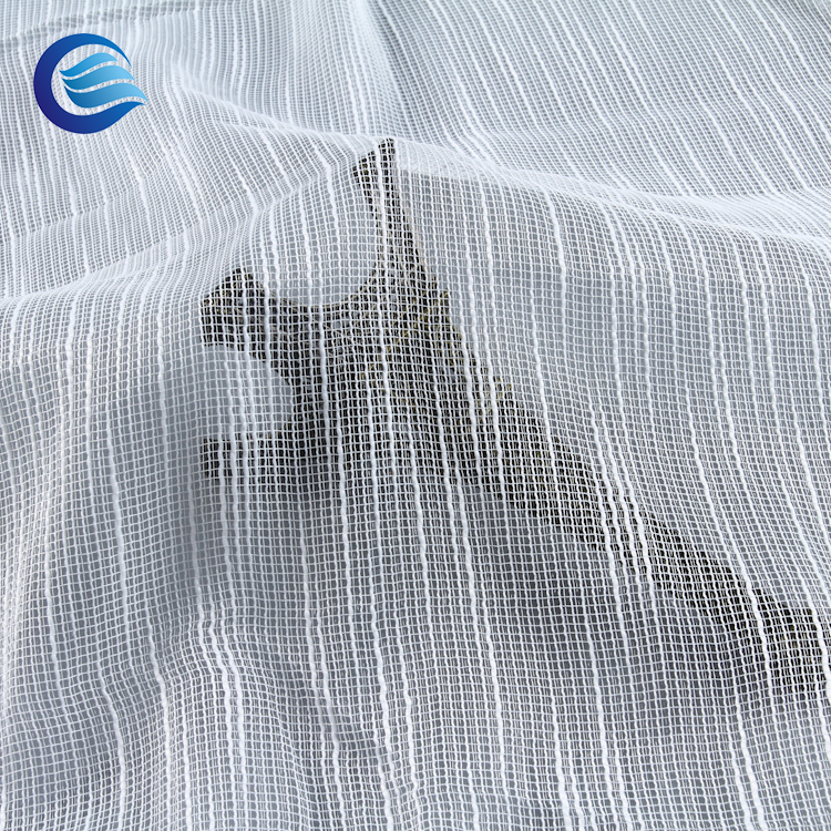  100%polyester linen curtain sheer ZC5E001  