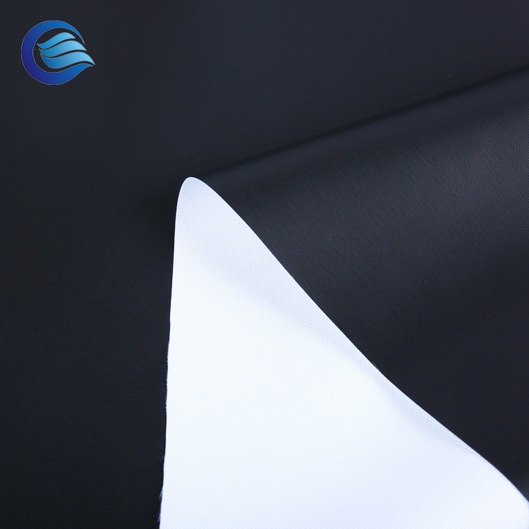 300D*300D Flame-retardant polyester blackout advertise material ZCG006